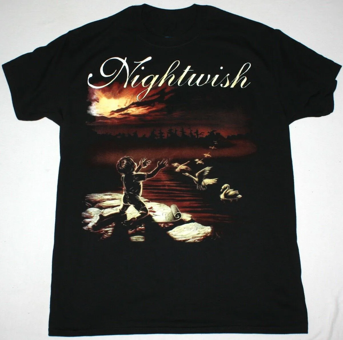 NIGHTWISH WISHMASTER SYMPHONIC металлическая Готическая Тарья турунен Новая Черная футболка