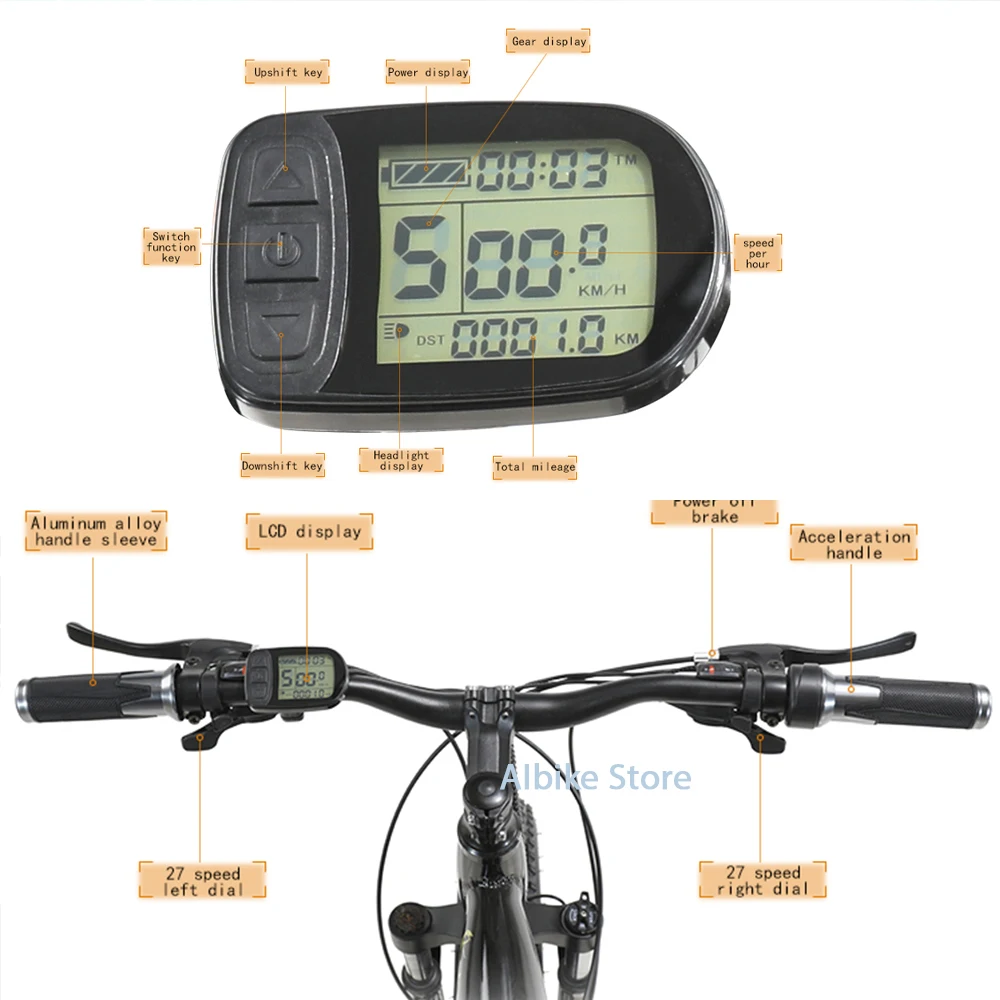 

2021 New Fat Tire 50km/h Fast Electric Bike 750W Motor Electric Bicycle 13Ah Battery Bicicleta Electrica Adult Snow Beach ebike