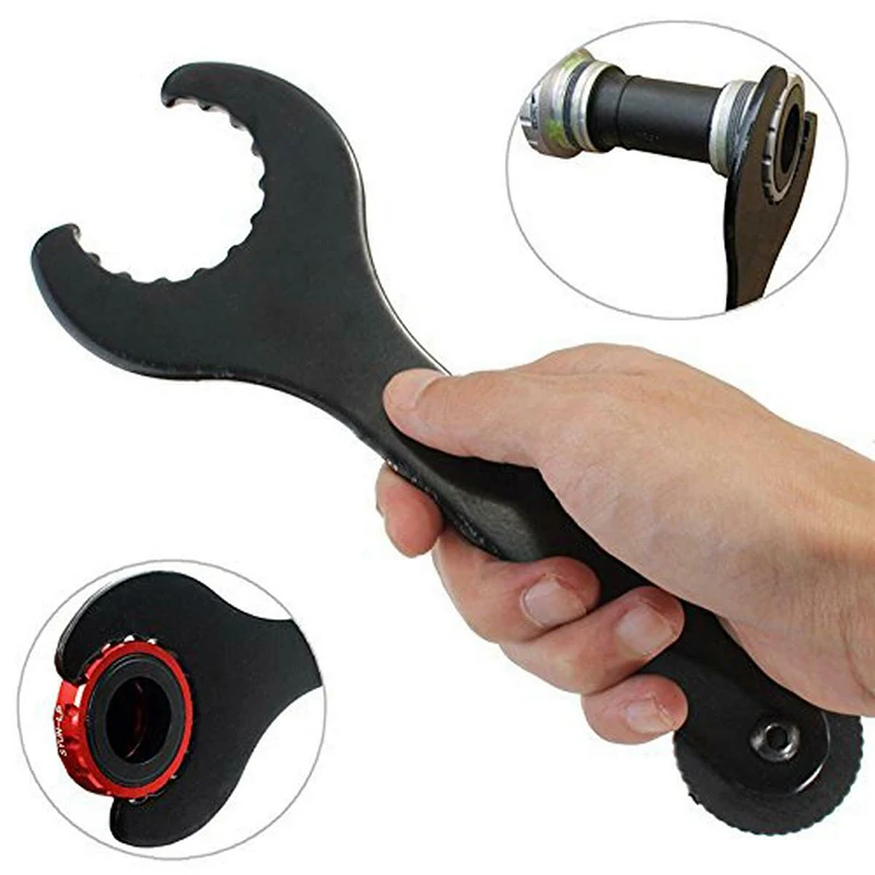1 шт. велосипедный Нижний держатель для установки Hollowtech Spaner II 2 ключ