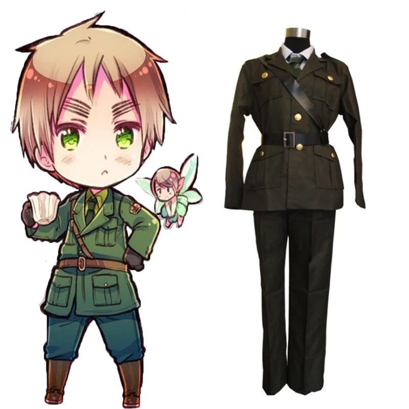 

Костюм для косплея в стиле аниме Hetalia Axis Powers, военная униформа, карнавечерние костюм на Хэллоуин