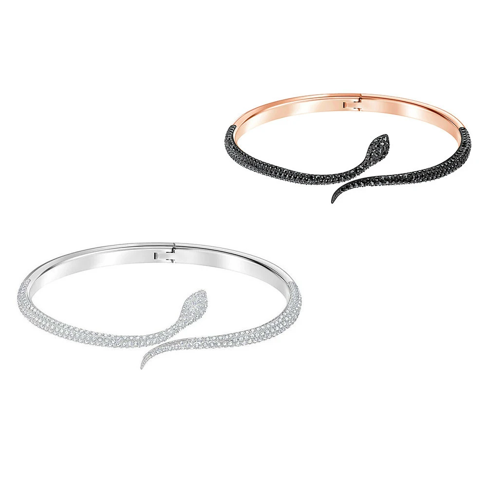 2020 модные ювелирные изделия SWA Изысканный новый дизайн змеи черный и белый