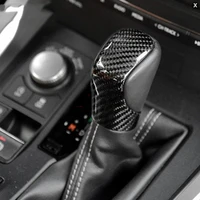carbon fiber gear shift knob head cover for lexus is250 es350 nx300 rx gs 15 18