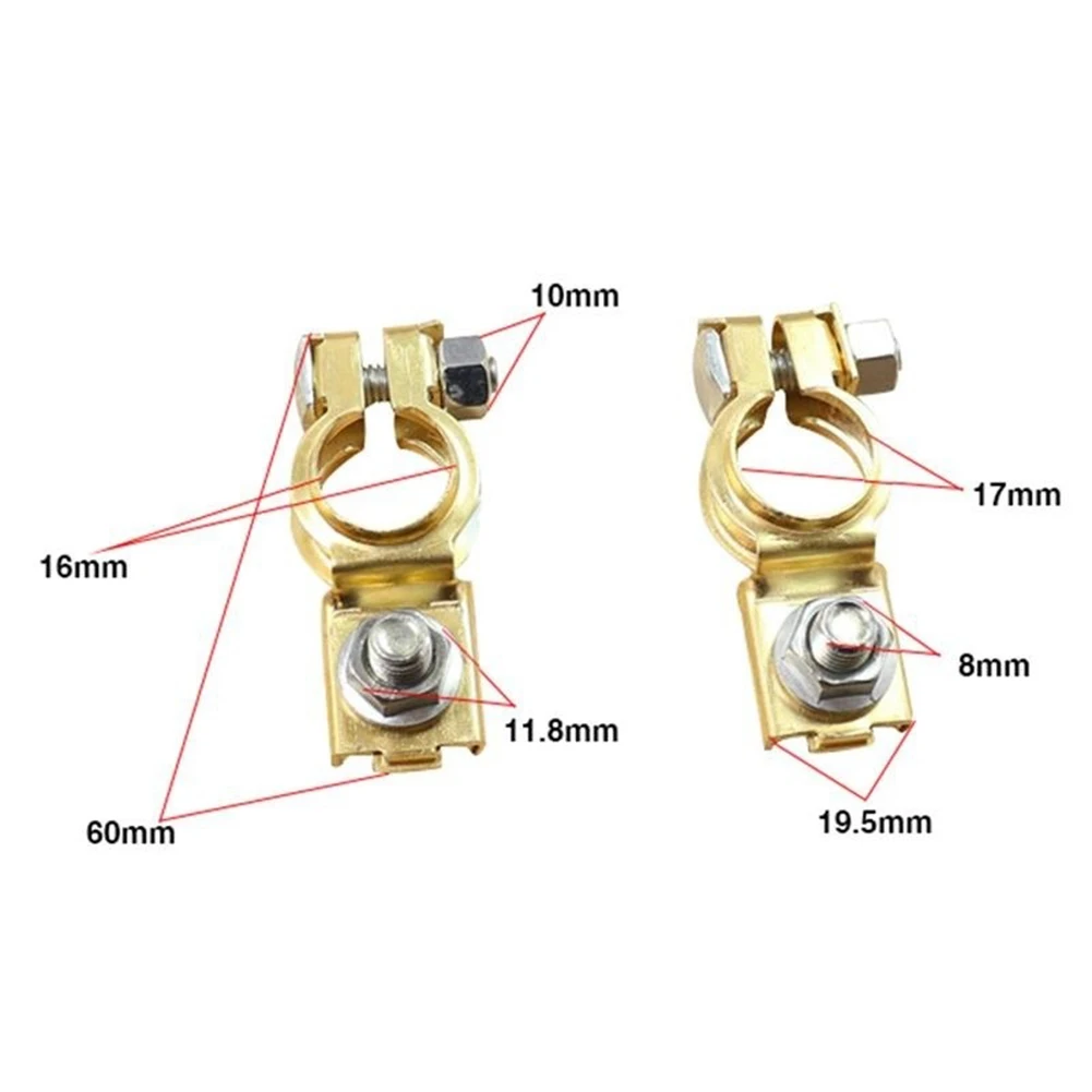 2 шт. отрицательный положительный зажим зажима для автомобиля лодки грузовика