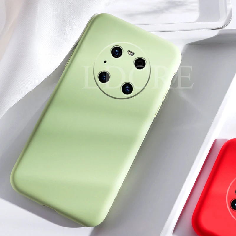 For Huawei Mate 40 Pro Liquid Case Silicone Rubber Shockproof Soft Case For Huawei Mate 40 Cover For Huawei Mate 40 Pro Plus 