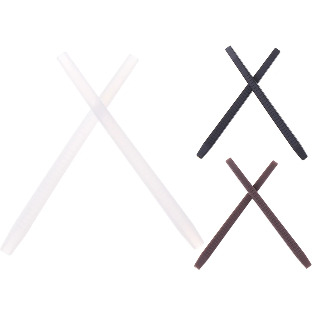 Набор из 5 пар Противоскользящих дужек для очков силиконовый наконечник