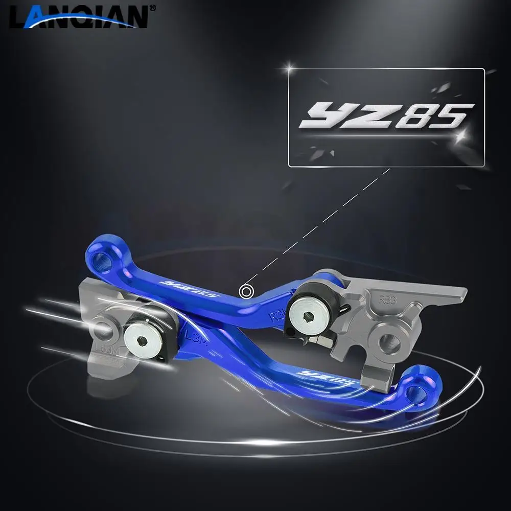 

For Yamaha YZ85 Motorcycle Accessories Dirt Motocross Pit Bike Pivot Brake Clutch Levers YZ 85 2001-2014 2015 2016 2017 2018