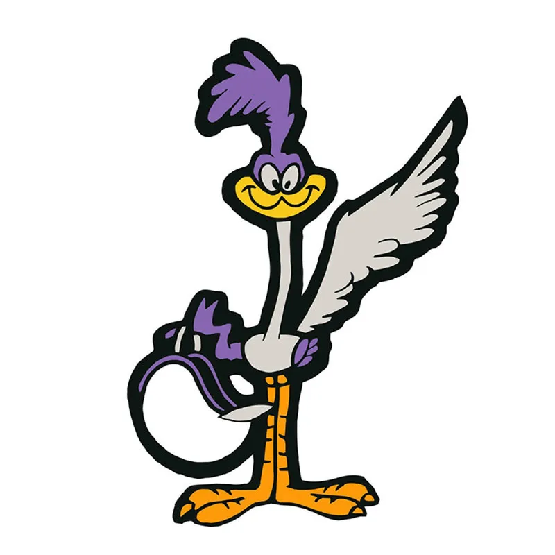 

Car Stickers Decor Motorcycle Decals Road Runner with Helmet Decal Decorative Accessories Creative Waterproof PVC,13cm*9cm