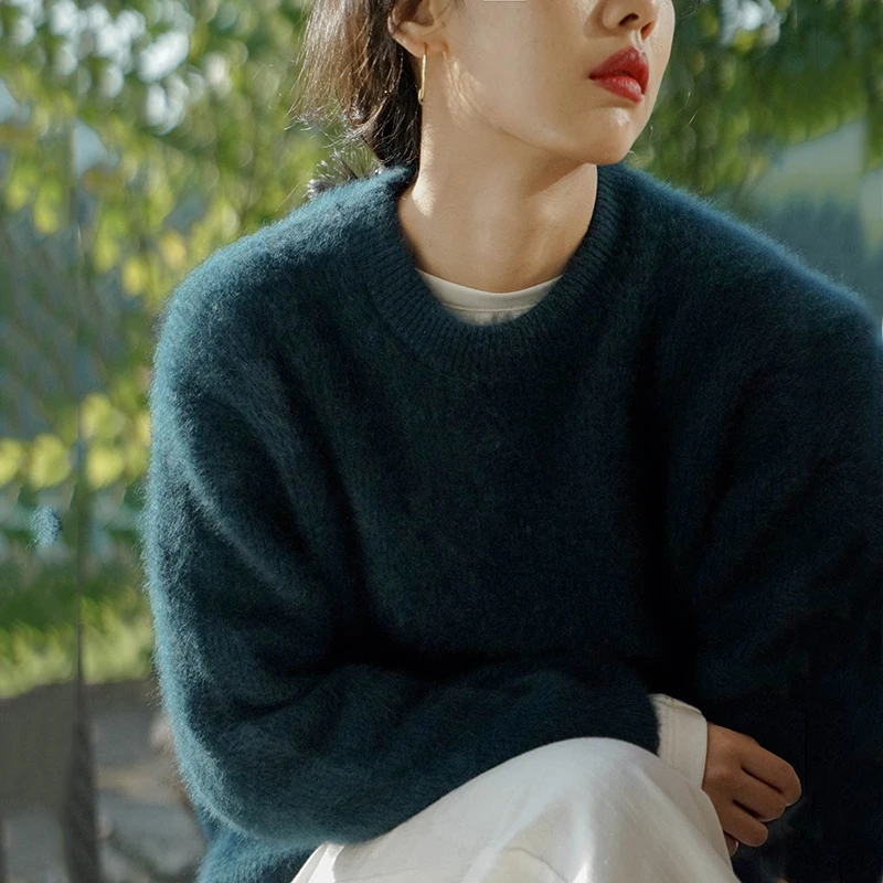 

Women Sweaters Christmas 2020 Femme Chandails Wool Sweater Pull Femme Hiver Pull Sweaters For Women Kobieta Swetry