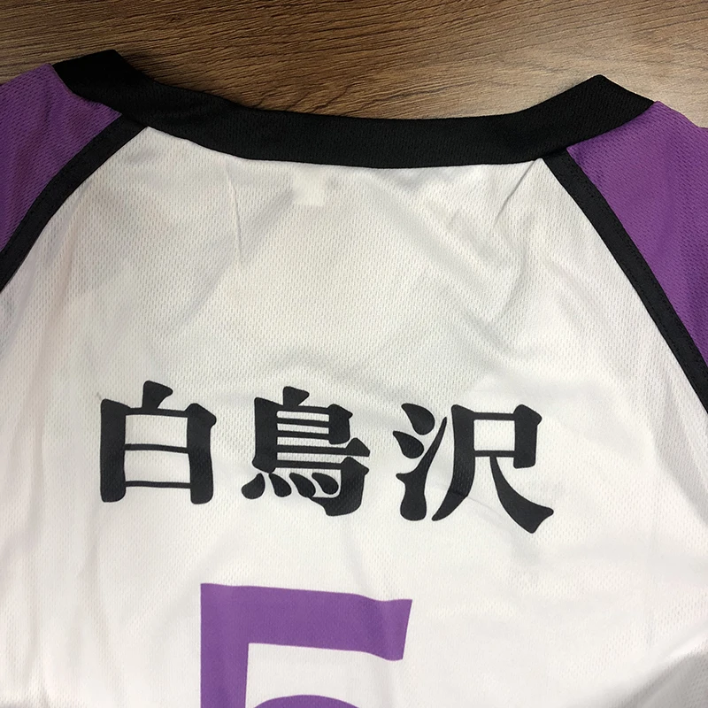 Аниме Haikyuu Cosplay костюм Джерси Shiratorizawa Академии униформы летом Tendo Сатори