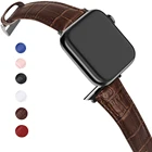 Ремешок кожаный для apple watch 6, 44 мм, 40 мм, iWatch Series 6, 5, 4, 3, 42 мм, 38 мм