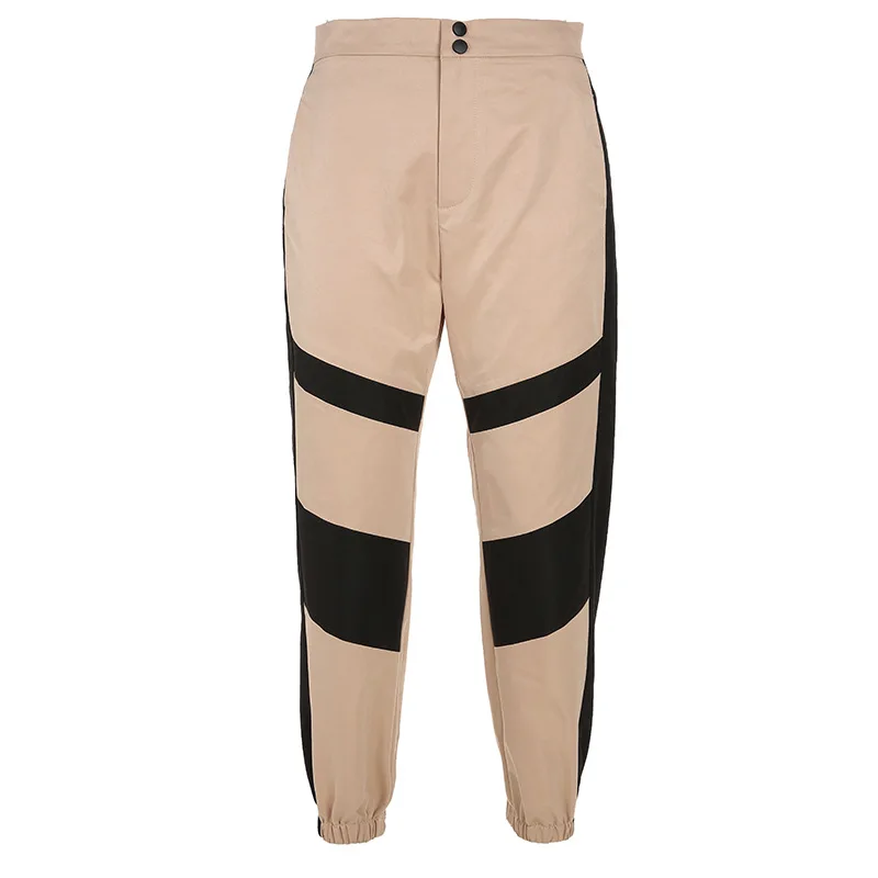 Уличные брюки карго женские повседневные джоггеры с высокой талией свободные