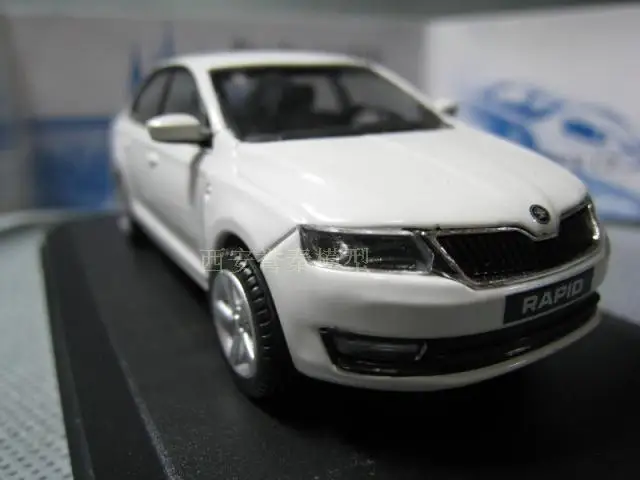 ABREX 1/43 масштаб SKODA RAPLD литой металлический автомобиль модель игрушки для коллекции, подарок, дети