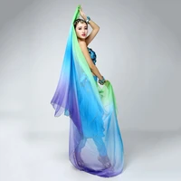 efinny 6 colors belly dance veil 220cm120cm silk like bollywood dancing scarf shawl for ladies