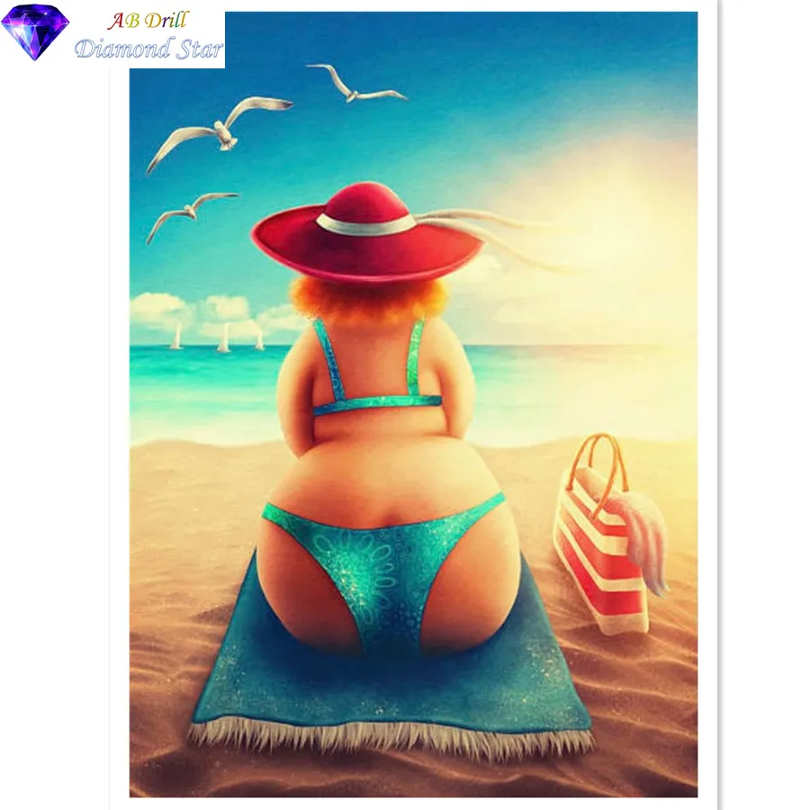 

5D DIY Art Diamond Painting Naked woman Diamond Mosaic Full AB drill Embroidery Home Decoration Room Decoration