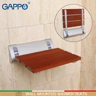 Настенное сиденье для душа GAPPO, складная скамейка для детей, туалетный складной стул для душа, стул для ванной комнаты