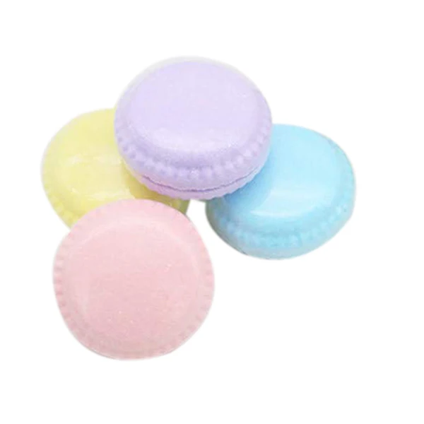 

Bathing Bombs Macaron Cake Essential Oil Bubble Bath Salt Ball Aromatherapy Bathtub Explosion Ball 4Pcs (Multicolor)