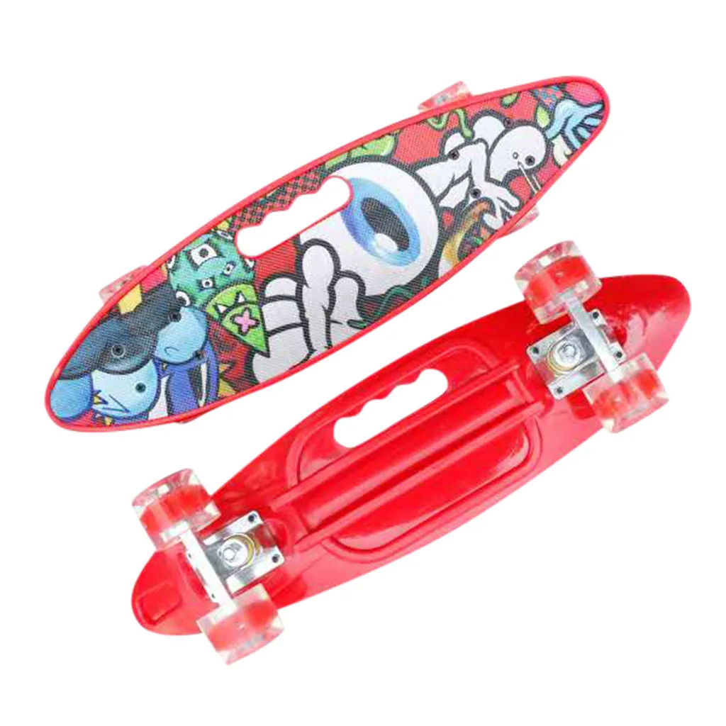 22-дюймовый скейтборд Круизная доска Penny Board 22 &quotX 6&quot ретро Лонгборд графика