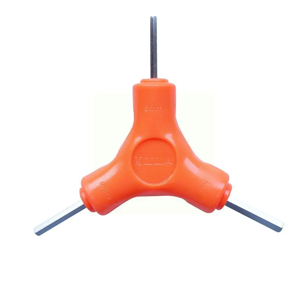 

Y-shaped Allen Wrenches Portable Bicycle Three-head Wrench Kit Tool Wrench Repair Bicycle Hexagonal Tool Combination H4I1