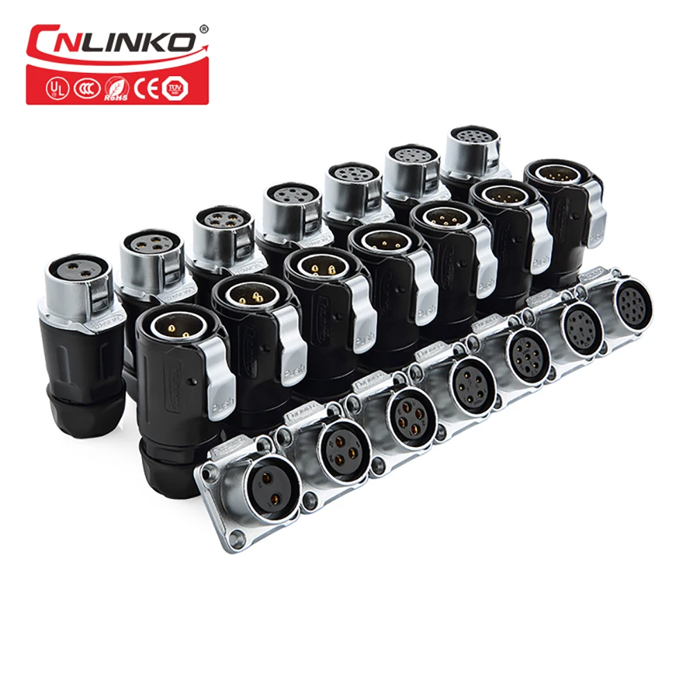 Linko LP20 всепогодный мужской и женский 9 контактный Номинальный ток 5А крепление на