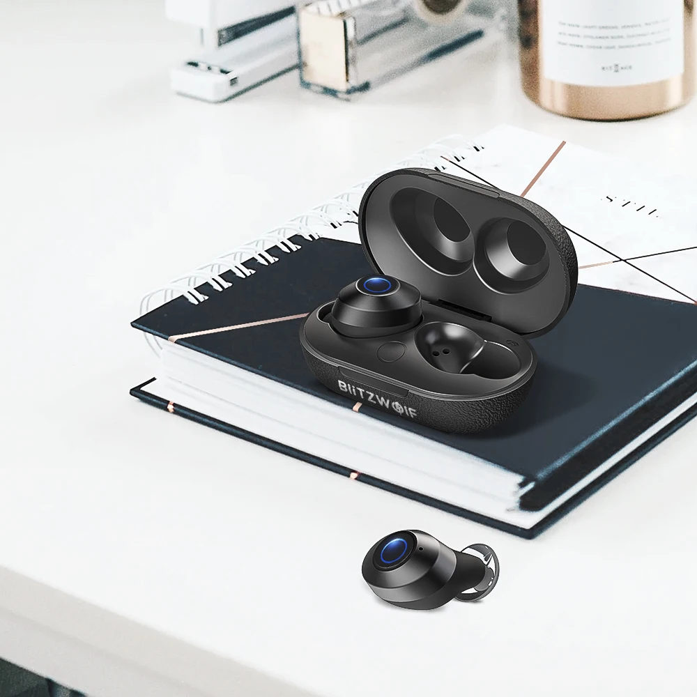 BlitzWolf BW FYE5 bluetooth 5.0 TWS True Wireless Наушники-наушники Наушники спортивного размера Карманные наушники HiFi Бас-наушники со стереозвуком Наушники Пассивное шумоподавление Длинные наушники с аккумулятором