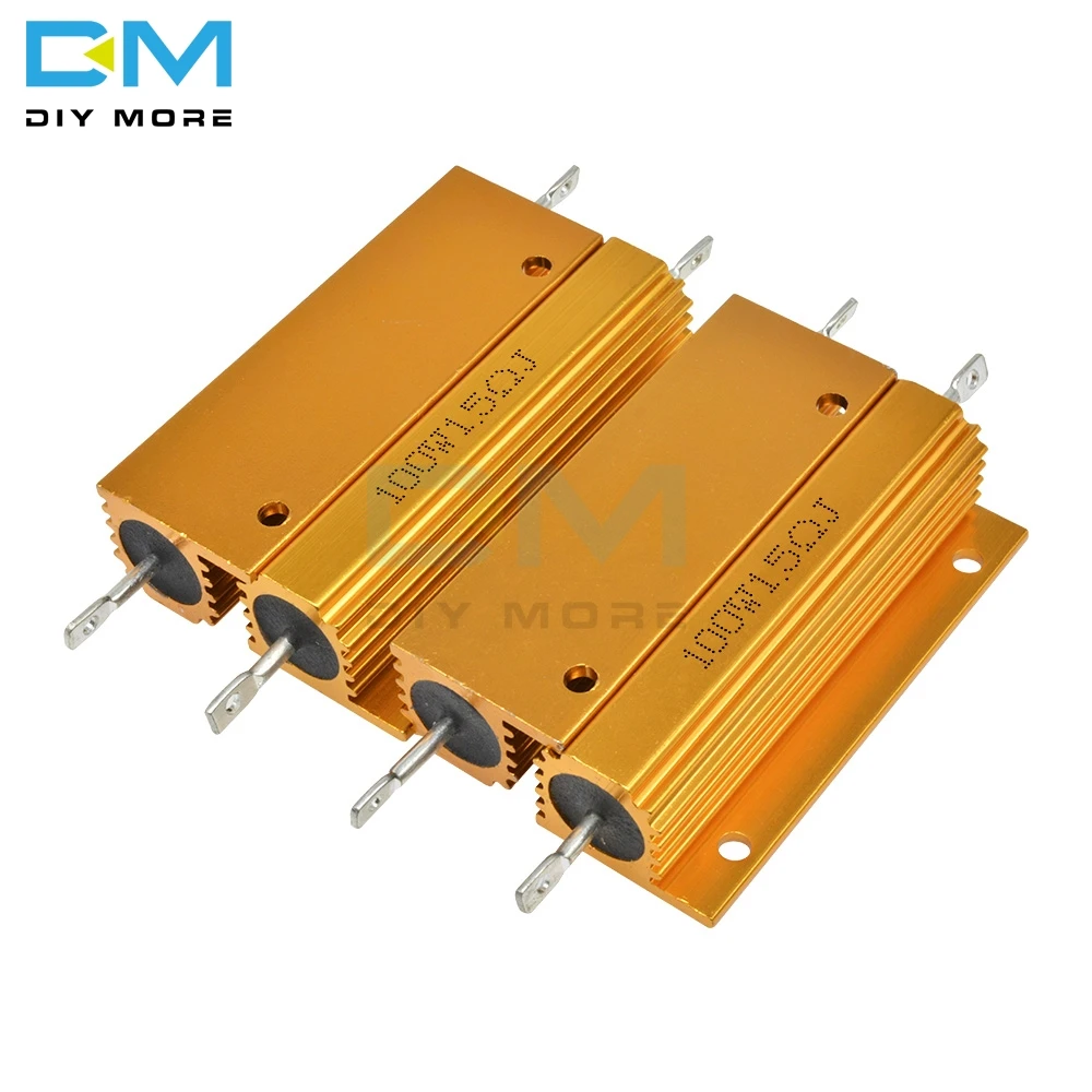 0.5R 1R 2R 4R 6R 8R 10R 20R 100W 5%+ 5%-5% Алюминий корпус занимает чехол Мощность с проволочной обмоткой резистор 0,5/1/2/4/6/8/10/20/50/ 100 Ом