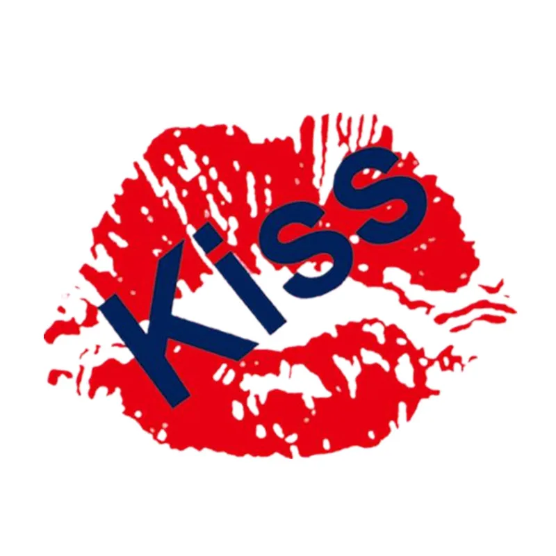 Нашивка странные вещи ПВХ Красные Губы Поцелуй железо на переводе одежды