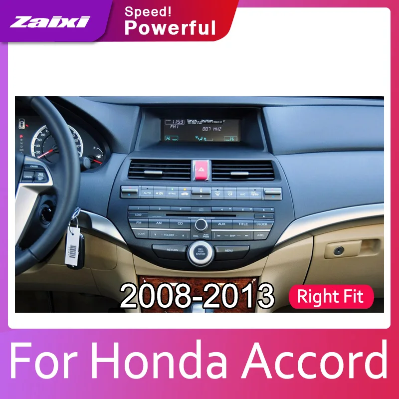 Автомобильный проигрыватель с радио и GPS для Honda Accord 2008 2009 2010 2011 2012 2013 Wi Fi Mirror link Navi