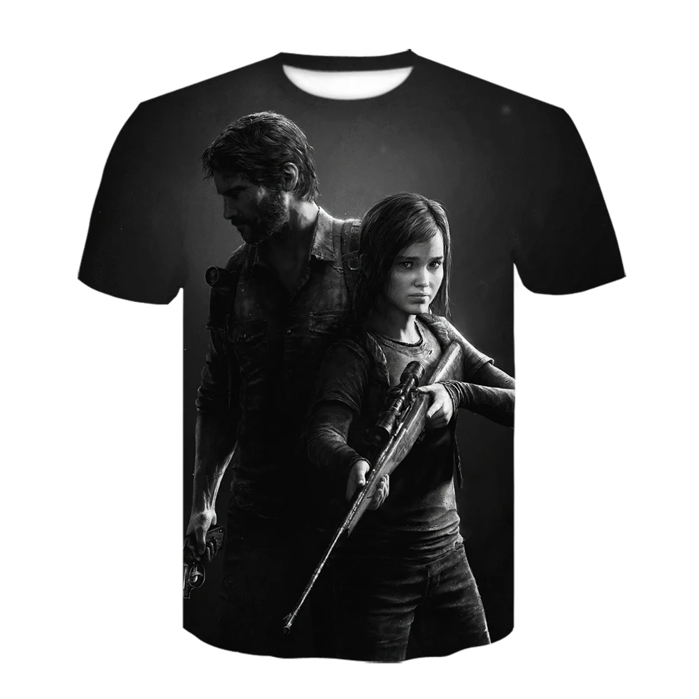 Новая футболка с 3d принтом последняя выжившая игра для геймеров забавная мужская