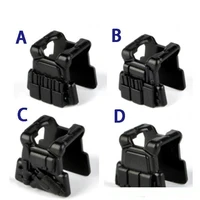 4style tactical vest moc army swat police military weapon playmobil city figures parts original building blocks model mini toys