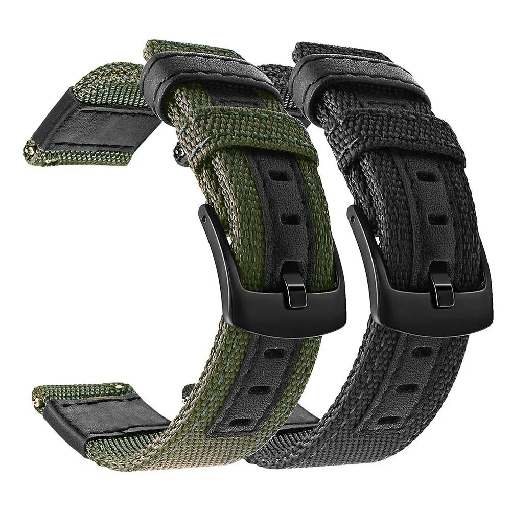 

20mm Woven Nylon Watch Band Strap For Huami Amazfit GTR 42mm Smart Watch Replace Canvas Strap Bracelet Wtachband For Amazfit BIP