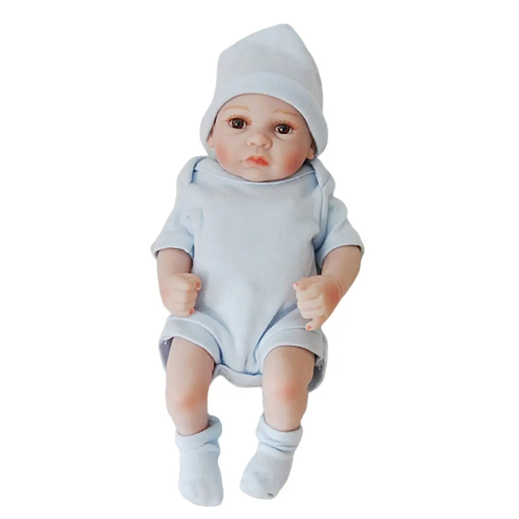 Силиконовые куклы Новорожденные 10 см виниловые Имитаторы хлопковая игрушка