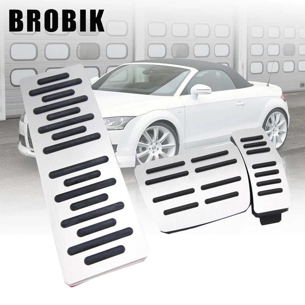 

Brake Foot Rest Pedal Pad Plate Styling Stickers For Accelerator Car Accessory For Audi A4 A5 A6 A7 A8 Q5 S3 On 2009-2020