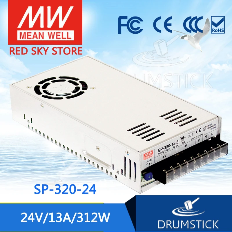 

nice MEAN WELL 2Pack SP-320-24 24V 13A meanwell SP-320 24V 312W Single Output with PFC Function Power Supply