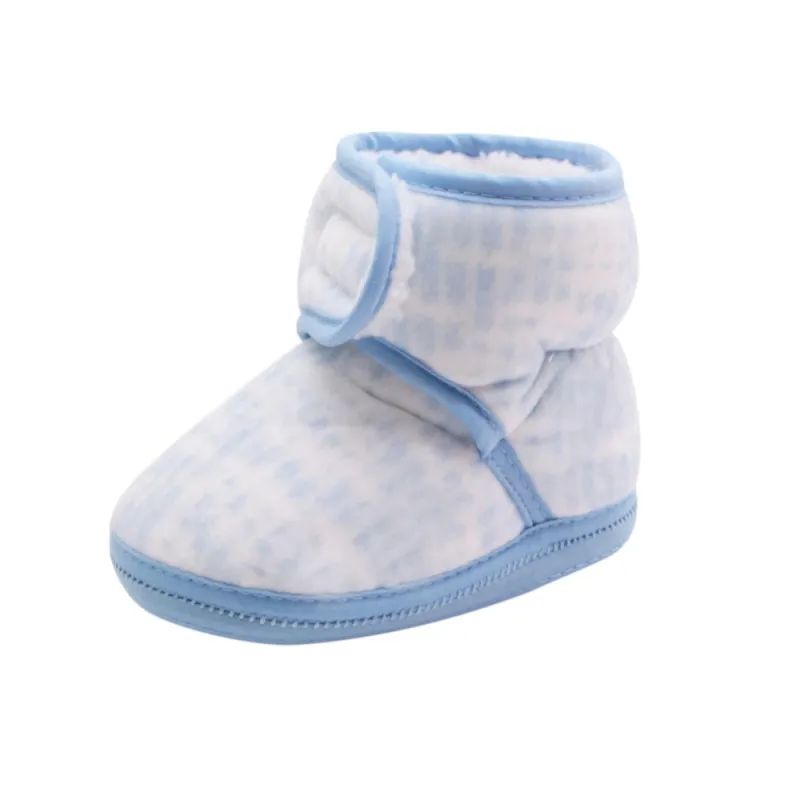 Ботинки для маленьких мальчиков и девочек теплые модные Нескользящие зимняя