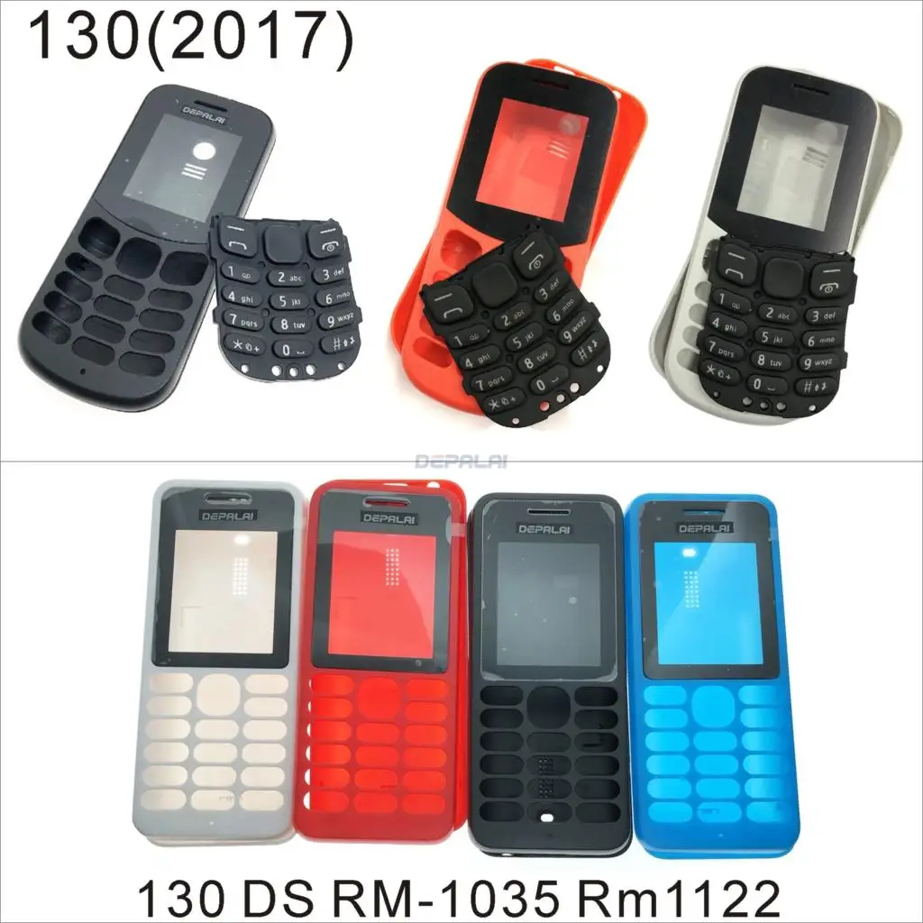 Для Nokia 130 2017 TA 1017 DS RM 1035 Rm1122 новый полный корпус задняя крышка аккумулятора