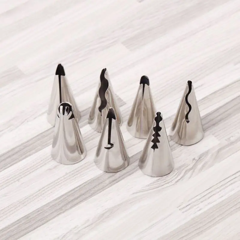 7 шт. Свадебная русские Кондитерские насадки Пышная юбка глазури трубопроводов