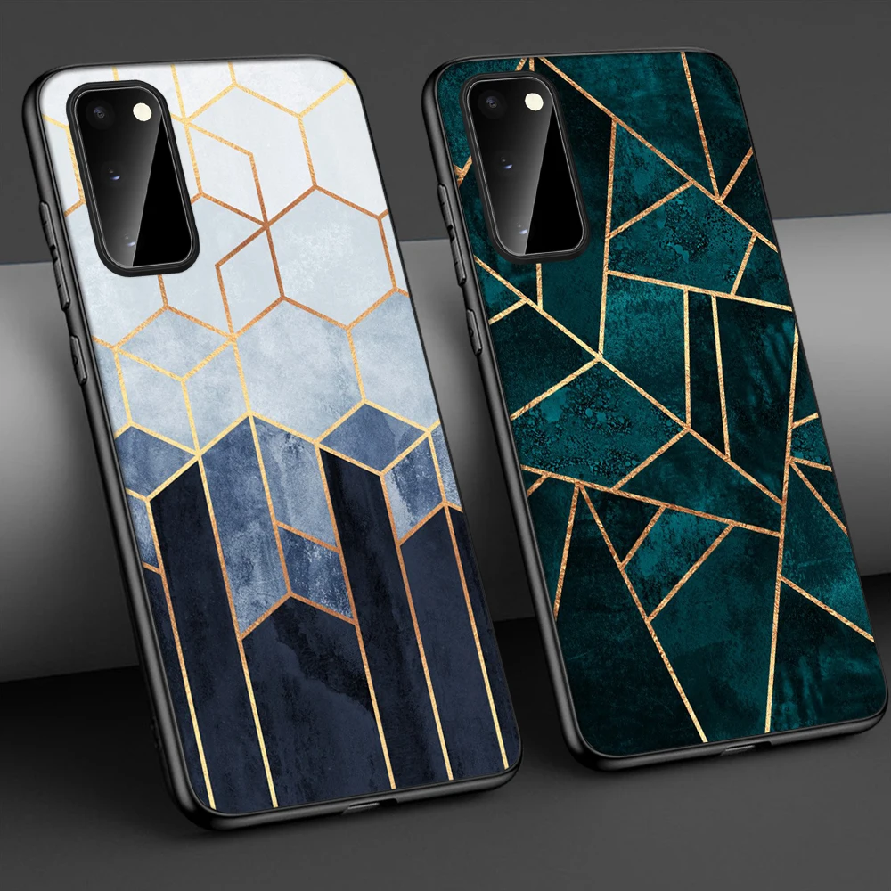 

Marble Phone Case for Samsung A50 A51 A71 A40 A70 A20 A20E S10 S20 S9 S8 S7 Edge Ultra Puls Note 10 9 8 Plus Soft Cases Funda