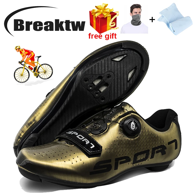 

Triathlon Cycling Shoes Mountain and Wading Shoes Men's Self-locking Dual-use Road Shoes Sapatilha Ciclismo Women'sCycling Shoes