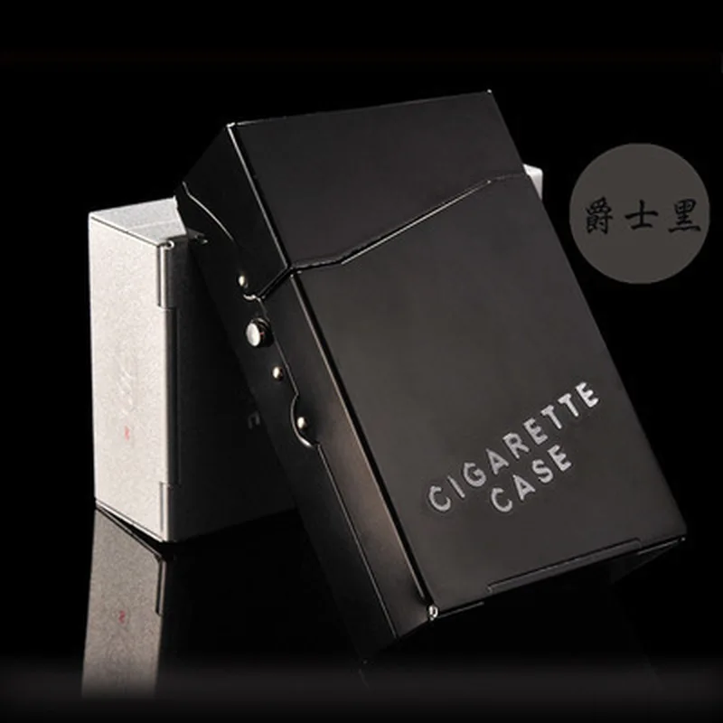 Чехол для сигарет металлический чехол алюминиевый держатель табака хранения