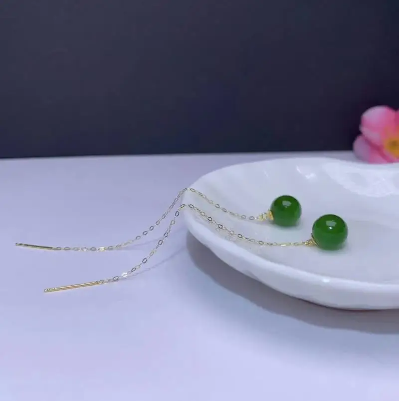 

Женские серьги-гвоздики SHILOVEM из желтого золота 18 карат с натуральной яшмой, классические ювелирные украшения, свадебный подарок, оптовая пр...