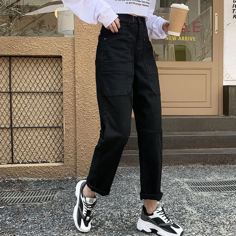 

Fashion Casual Travel Oversize mom Women's jeans for girls denim trousers y2k Female baggy jeans
