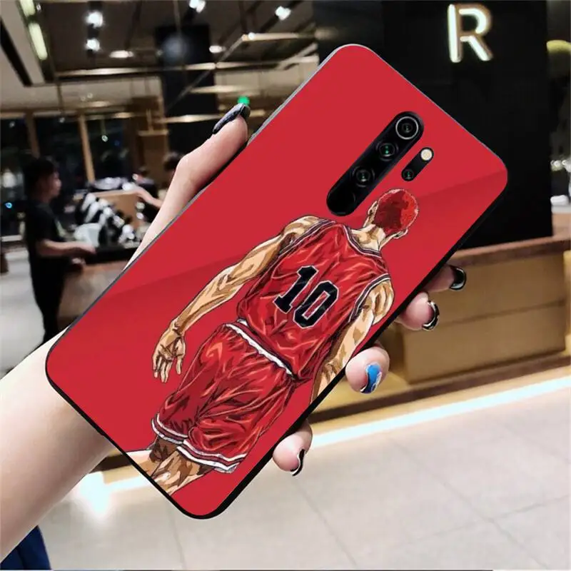 Slam dunk Аниме Манга закаленное ТПУ Мягкий силиконовый чехол для телефона Redmi 8A Note 9 8T