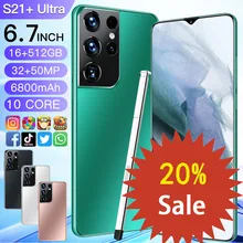 Teléfono Inteligente S21 Ultra, 512GB, 6800mAh, desbloqueado, versión Global, 5G (4)