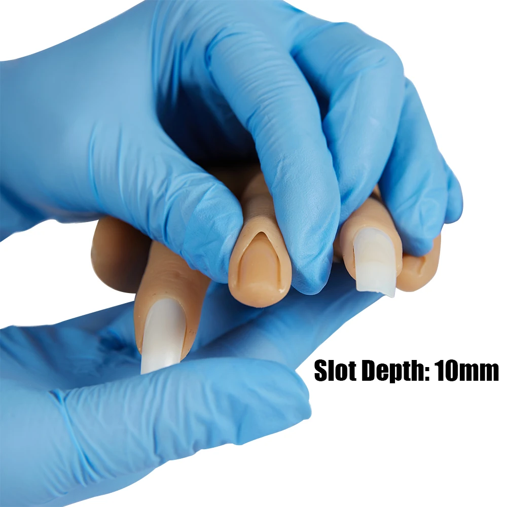 KnowU практики нейл арта ручной силиконовая модель шарнирные пальцы