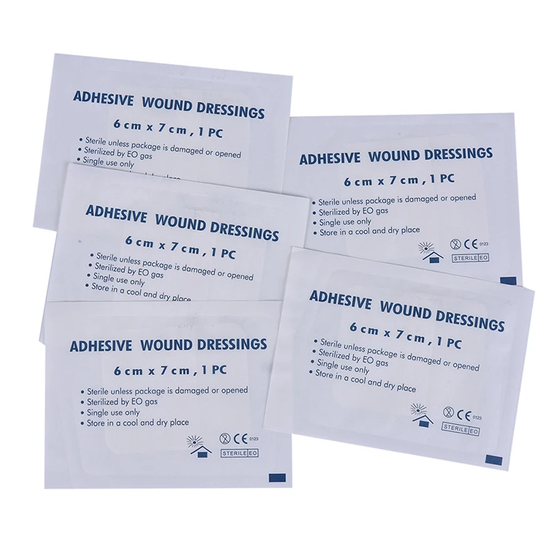 10 шт. большой размер гипоаллергенный нетканый медицинский клейкий перевязочный