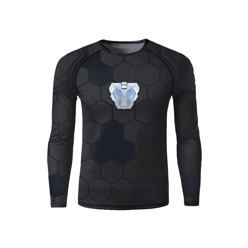 2019 футболка с 3D принтом для косплея Железного человека Tony Stark Custume мужские