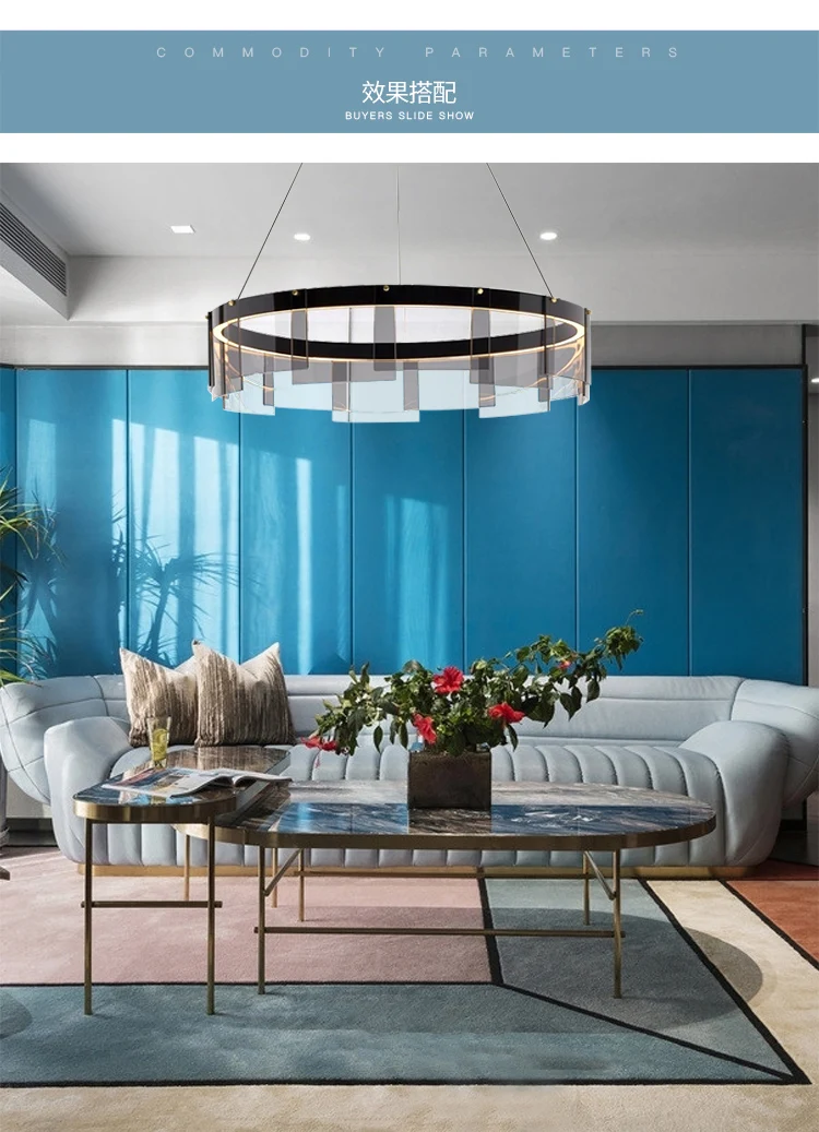 

Living room lamp art chandelier post modern minimalist personality Nordic bedroom designer model room chandelier