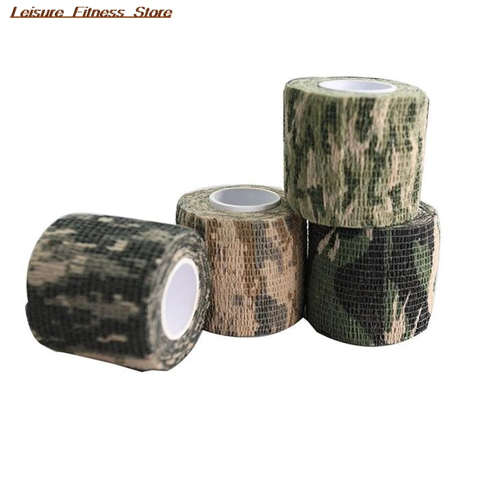 

1 Pc Stealth Durable Army Camouflage Waterproof Tape Wrap Camo Outdoor Hunting Hiking Shooting Tool 5cmx4.5m