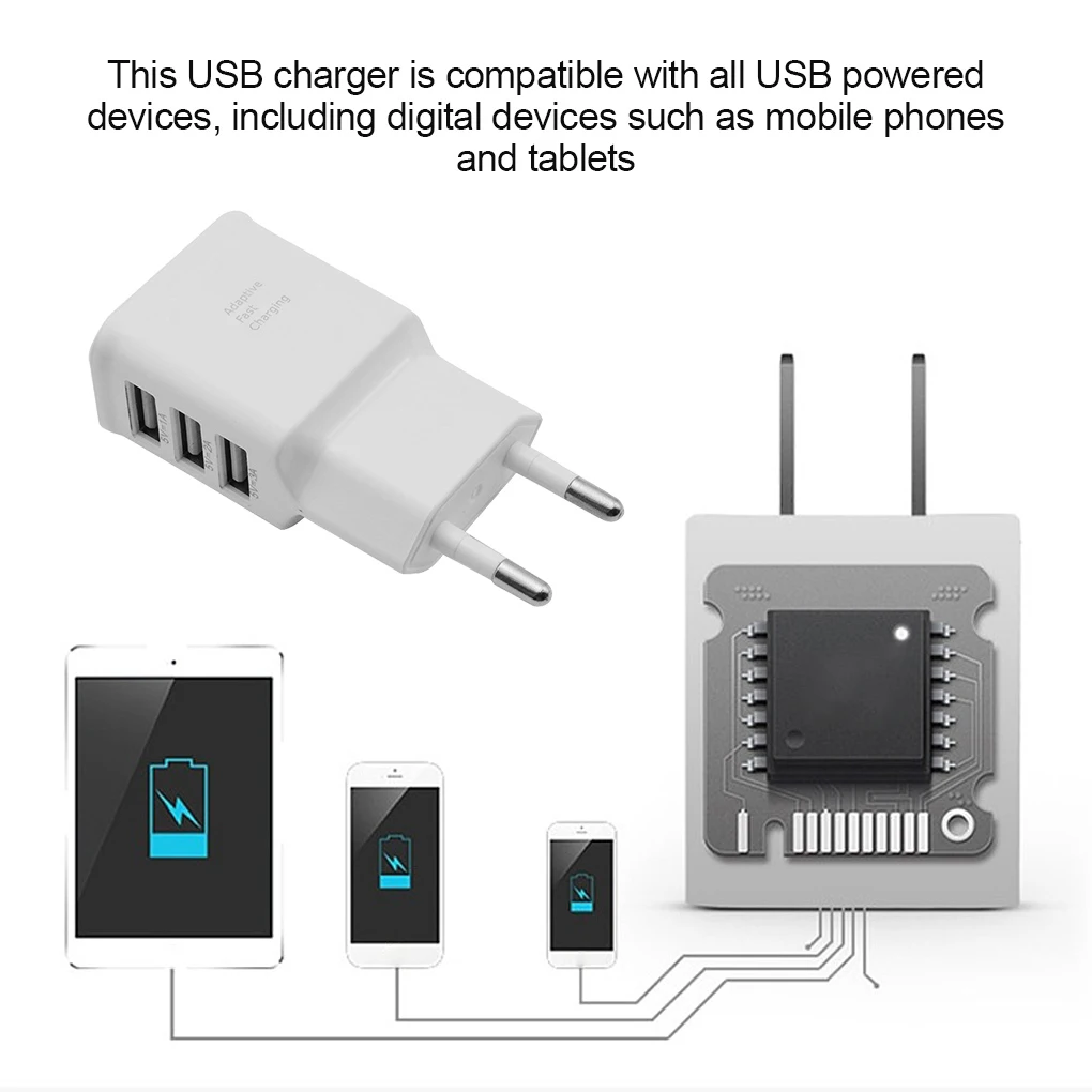Универсальное быстрое зарядное устройство 5 в 2 а с USB-портом 2/3 | Электроника