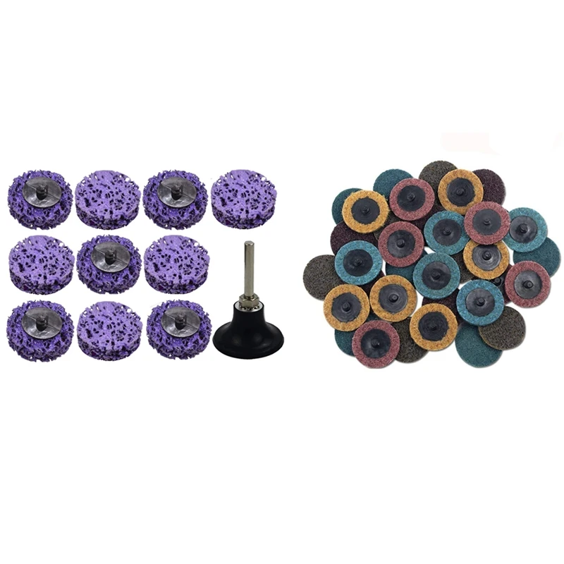 

Новые Быстросменные диски для кондиционирования поверхности 30 шт. и 1 комплект дисков для удаления ржавчины Roloc